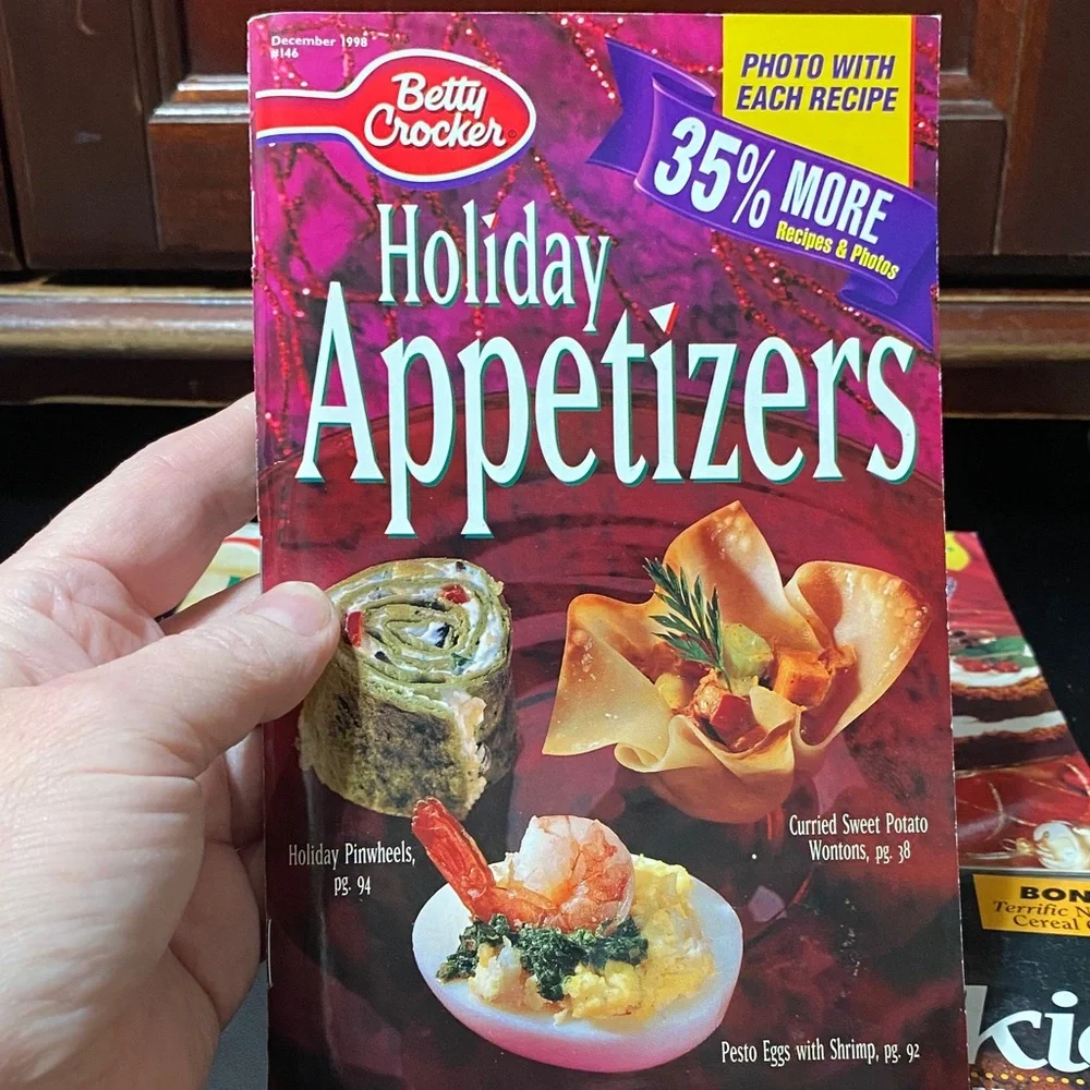 Betty Crocker vintage Holiday and Cookies Cookbook magazine Collection